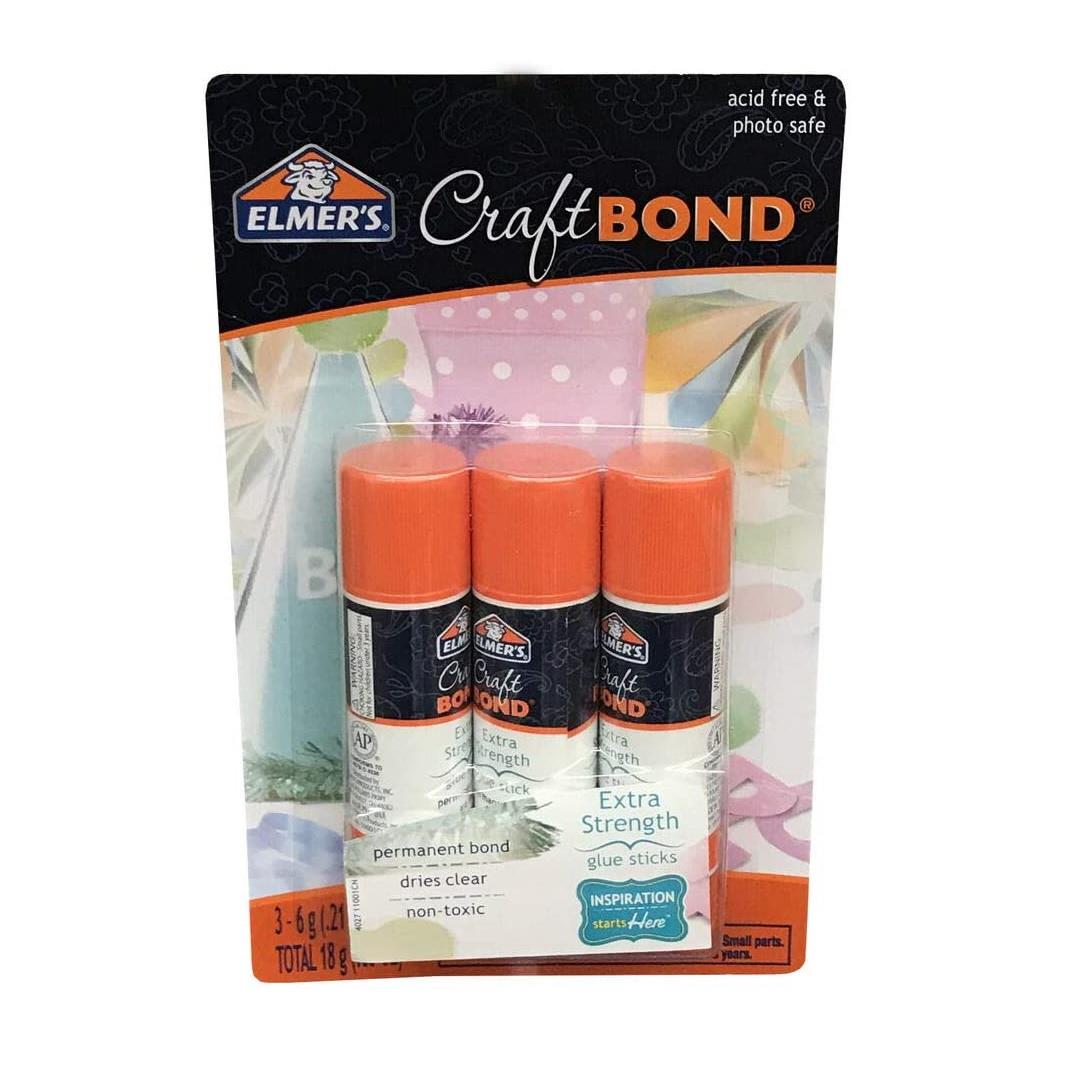 Elmer's CraftBond Glue Stick - Repositionable - Clear