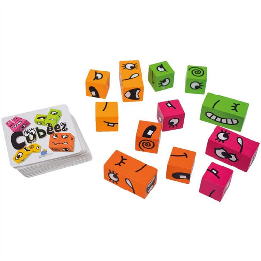 Blue Orange Cubeez Mixed Colour Childrens Kids Family Game - Maqio