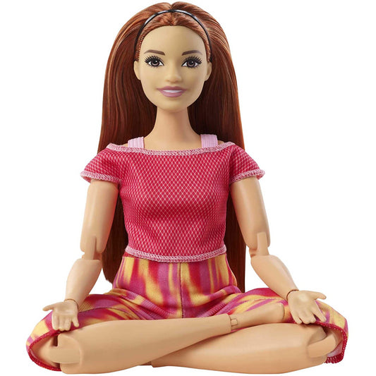 Barbie Red Hair Made to Move Doll Flexible Yoga Doll - Maqio