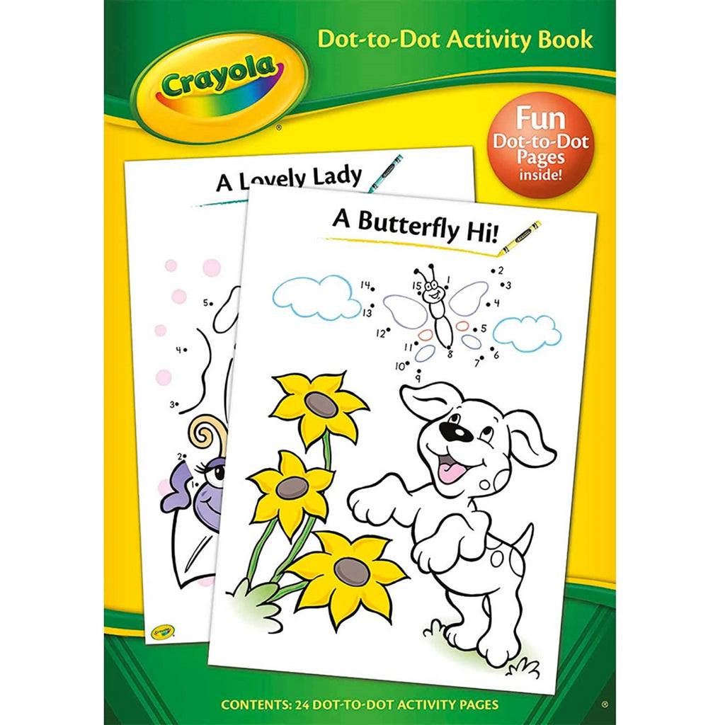 Crayola Dot to Dot Activity Book - Maqio