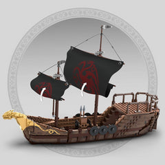 Mega Construx Game of Thrones Targaryen Warship - Maqio