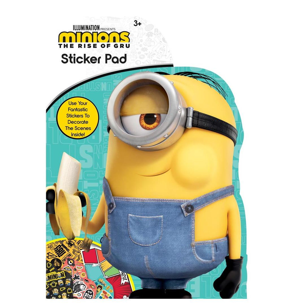 Minions Movie Shaped Sticker Pad - Maqio