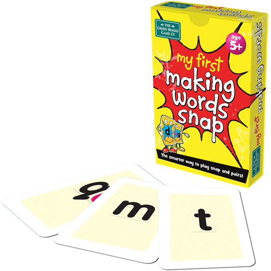 Green Board Education 2 Classic Games Snap & Pairs - My First Making Words - Maqio