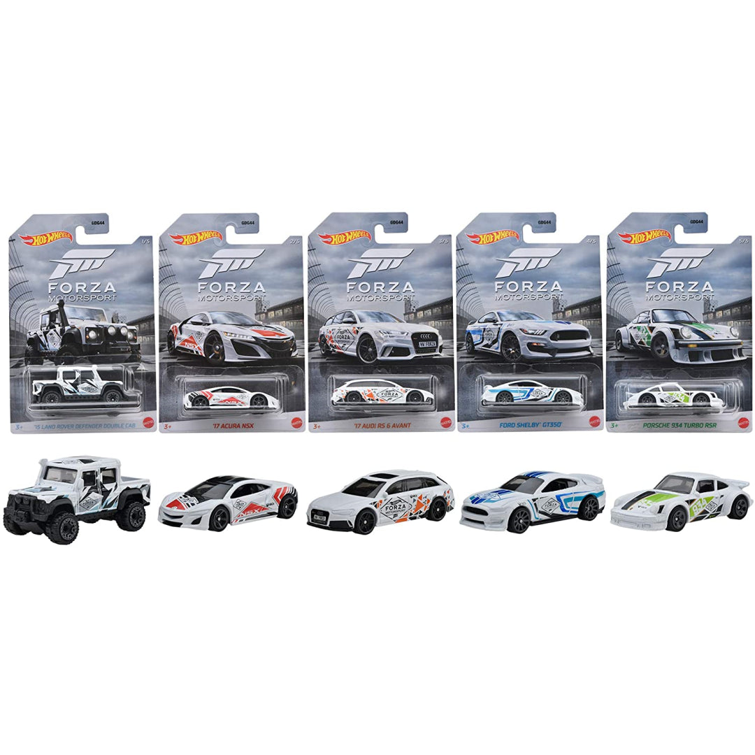 Hot Wheels Forza Motorsport Set of 5 Die-Cast Cars - Maqio