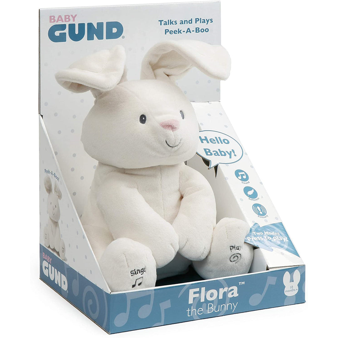 Gund Interactive Singing Flora the Animated Bunny - Maqio