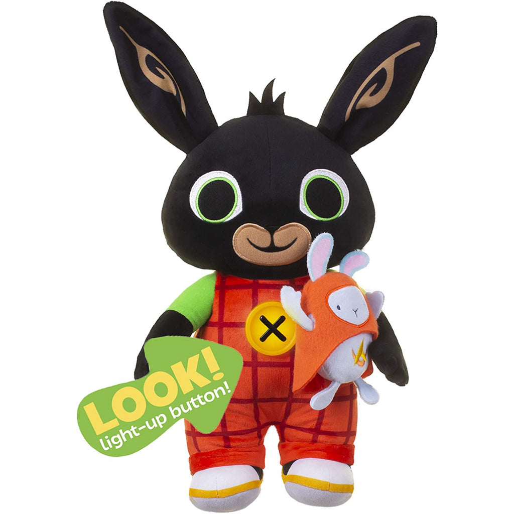 Light Up Talking Bing with Hoppity Soft Toy - Maqio