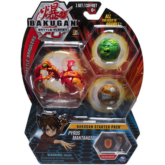 Bakugan Battle Planet Pyrus Montanoid Starter Pack - Maqio