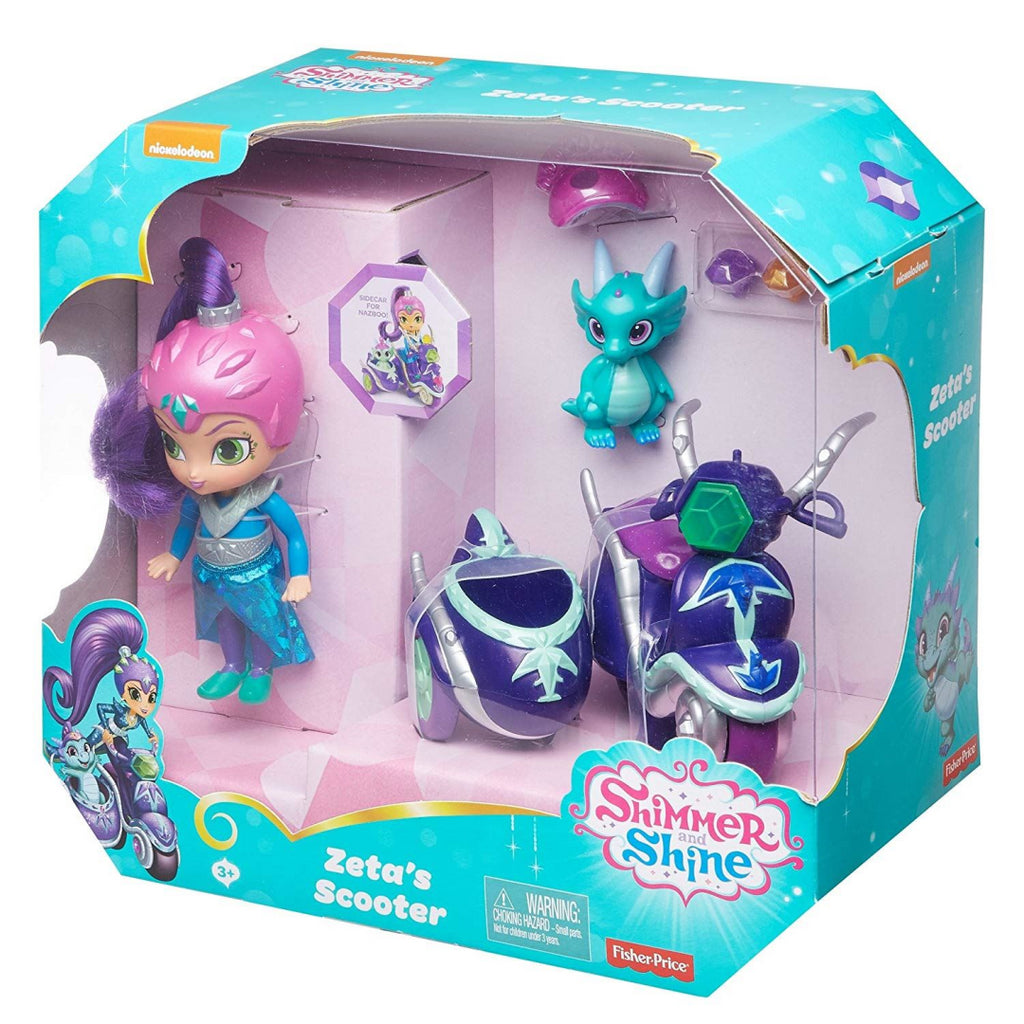 Shimmer and Shine Zeta's Scooter Toy & Figure Set - Maqio