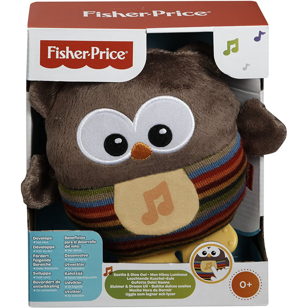 Fisher-Price Soothe and Glow Babies Sensory Owl - Maqio