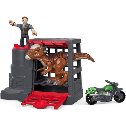 Jurassic World Imaginext Stygimoloch & Owen Action Figures