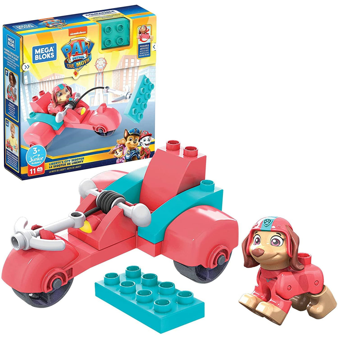 Mega Bloks Paw Patrol The Movie Libertyâ€™s City Scooter - Maqio