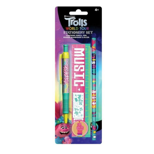 Trolls Movie Blister Stationery Set - Maqio