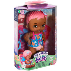 My Garden Baby Feed and Change Baby Butterfly Doll with Pink Hair - Maqio