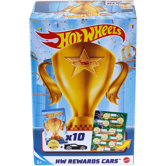 Hot Wheels Rewards Car 10 Pack Die-Cast Vehicles