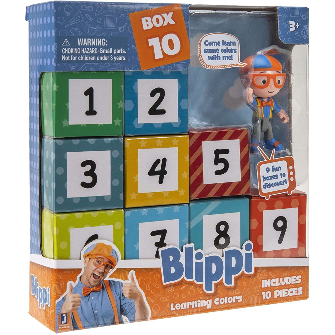 Blippi Surprise Boxes Education Toy - Learning Numbers - Maqio