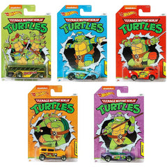 Hot Wheels Teenage Mutant Ninja Turtles - 5 Cars Set - Maqio