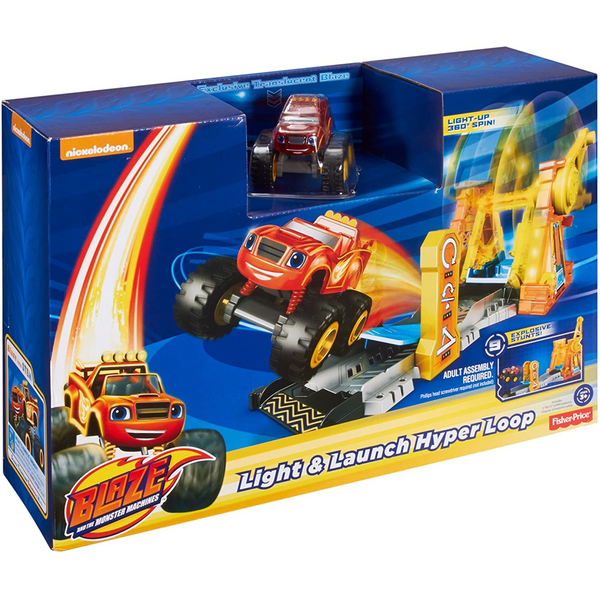 Fisher-Price Blaze Light & Launch Hyper Loop Toy Playset DTK34 – Maqio