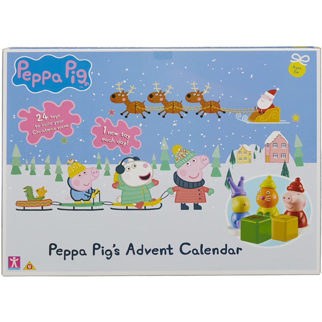 Peppa Pig Advent Christmas Calendar 24 Days inc Figures - Maqio