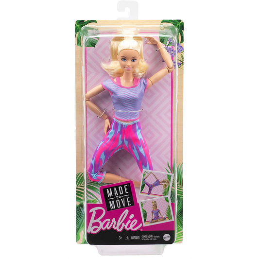 Barbie Blonde Made to Move Flexible Yoga Doll - Maqio