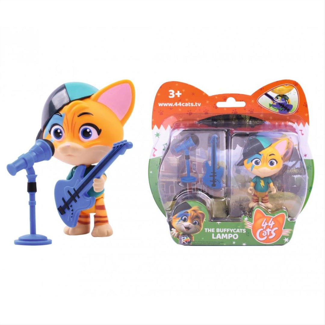 44 Cats Lampo & Guitar 7cm 3" Tall Figure - Maqio