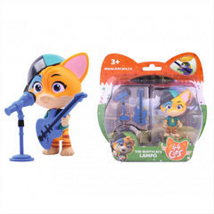 44 Cats Lampo & Guitar 7cm 3" Tall Figure - Maqio