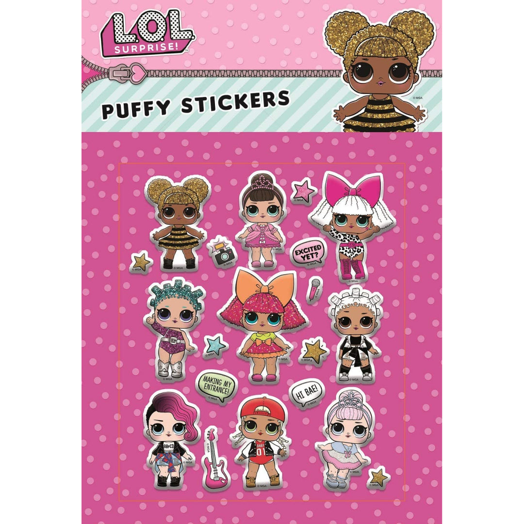 LOL Surprise Puffy Stickers - Maqio