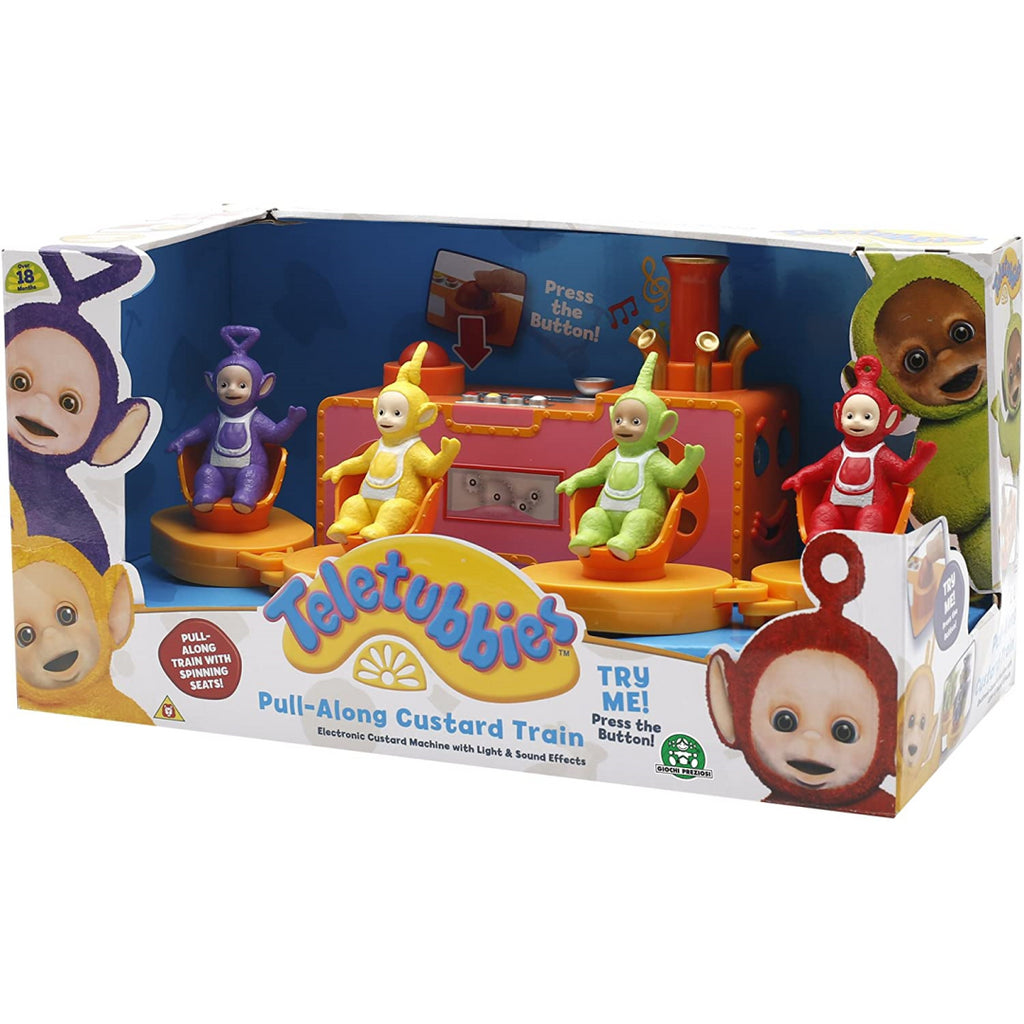 Teletubbies Pull Along Custard Ride with Lights and Sounds - Maqio