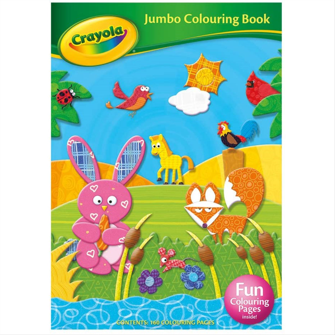 Crayola Jumbo Colouring Book with 160 Pages - Maqio