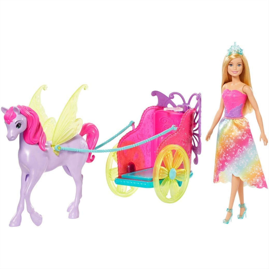 Barbie Dreamtopia Princess Pegasus & Chariot GJK53 - Maqio