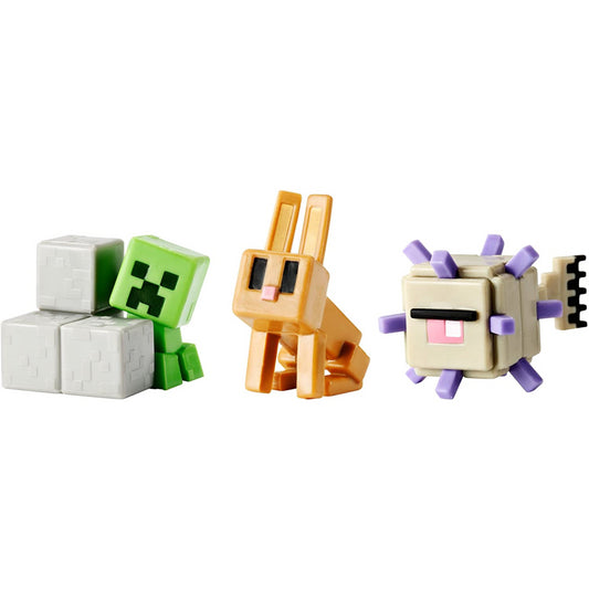 Minecraft Rabbit Elder Guardian Sneaky-Creaper Mini-Figures - Maqio