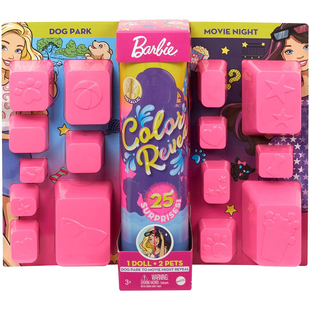  Barbie Dolls and Accessories, Color Reveal Doll