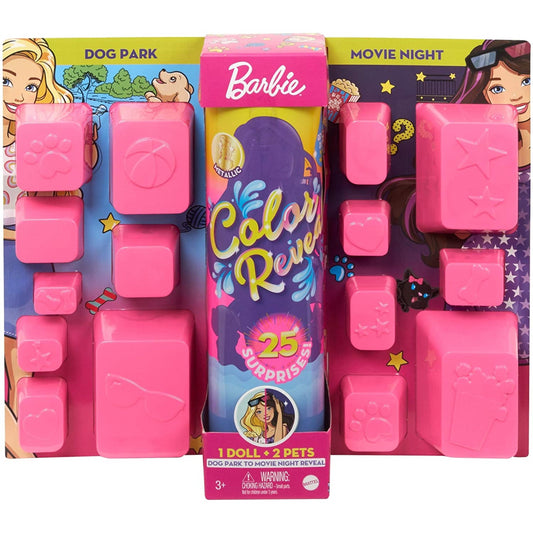 Barbie Colour Reveal Doll and Accessories with 25 Surprises - Maqio