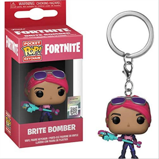 Funko Pop S1 - BRITE BOMBER  Fortnite Keychain (36027) - Maqio
