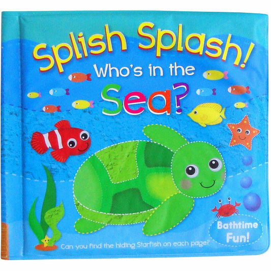 First Steps Who is in the Sea Soft PVC Bath Book for BathTime