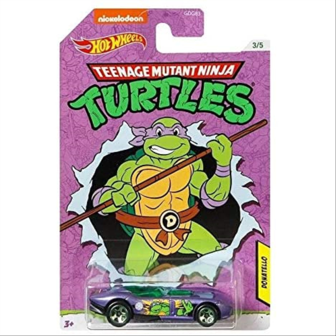 Hot Wheels Teenage Mutant Ninja Turtles - 5 Cars Set