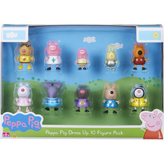 Peppa Pig Dress-up 10-Figure Pack - Maqio
