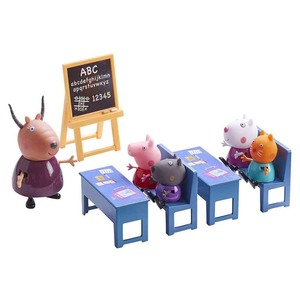 Peppa Pig Collectible Classroom Playset and Figures - Maqio