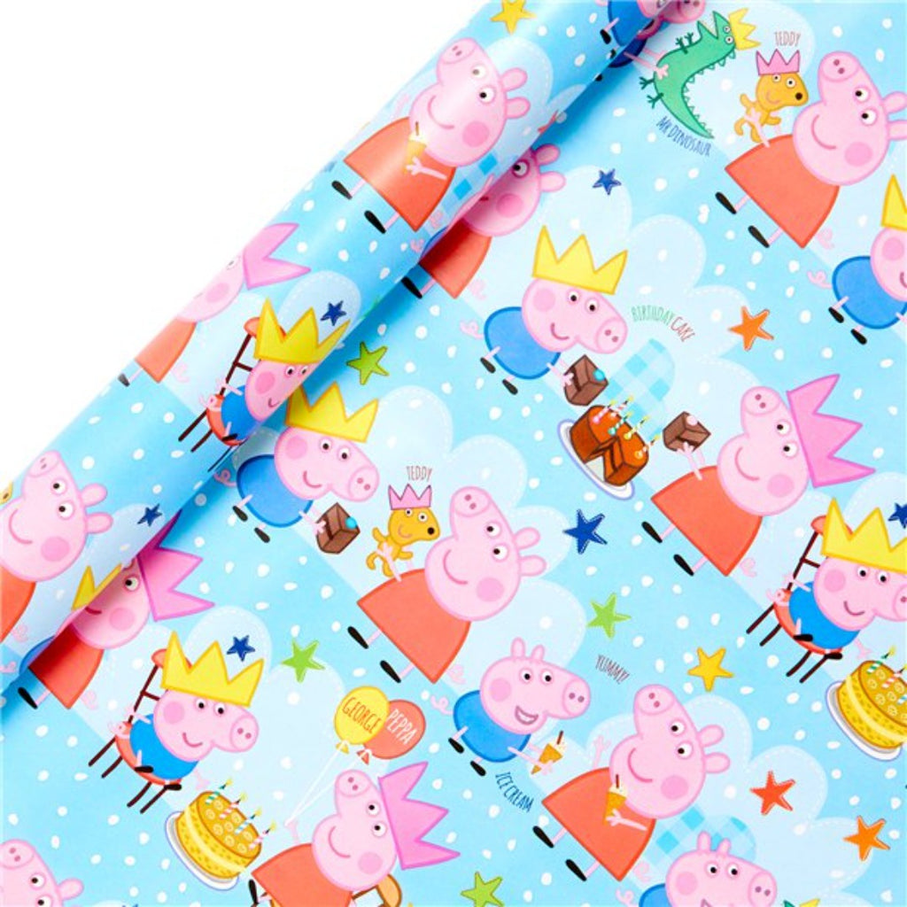2m Wrapping Paper Roll - Peppa Pig - Maqio