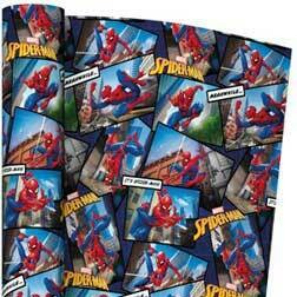 2m Wrapping Paper Roll - Spiderman - Maqio